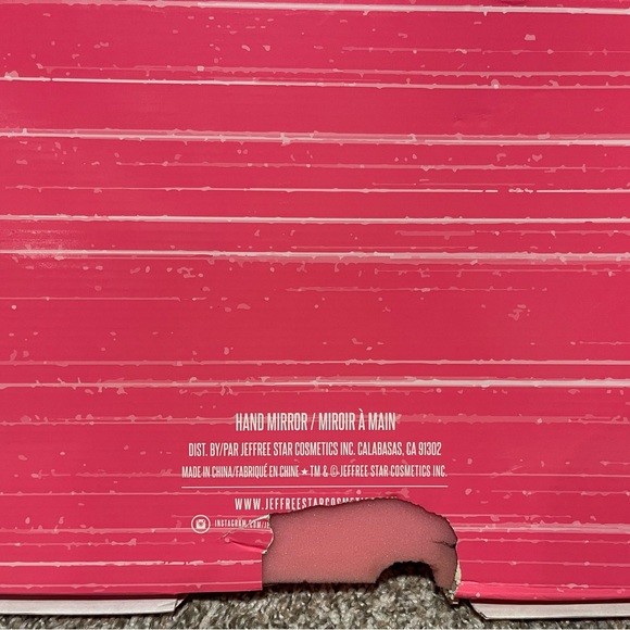 Jeffrey Star x Shane Dawson Limited Edition Hand Mirror Pink Pig Mirror - Picture 5 of 5